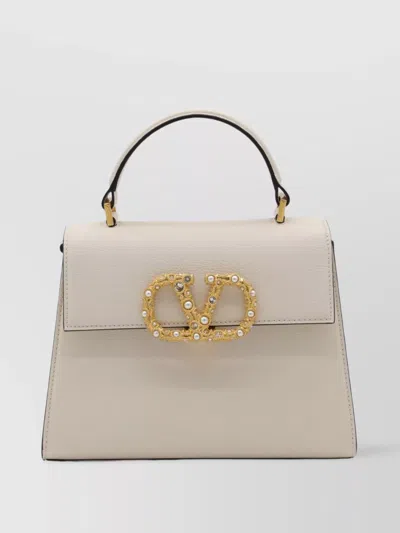 VALENTINO GARAVANI STRUCTURED TOP HANDLE SHOULDER BAG