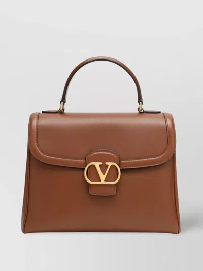 VALENTINO GARAVANI STRUCTURED TOP HANDLE SHOULDER BAG