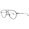 Valentino Stud- Ii Demo Pilot Unisex Eyeglasses Vlx-133 B 59 In Gray