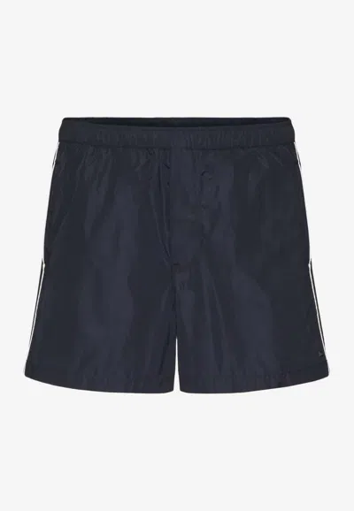 VALENTINO STUD NYLON SWIM SHORTS