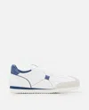 Valentino Stud Sneakers In Leather And Nappa In White