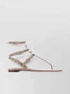 VALENTINO GARAVANI STUDDED ANKLE STRAP SANDALS WITH OPEN TOE