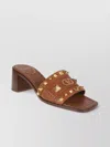 Valentino Plaster Caster 60 Studded Leather Mules