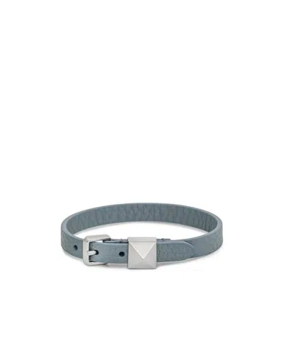 Valentino Garavani Studded Bracelet In Blue