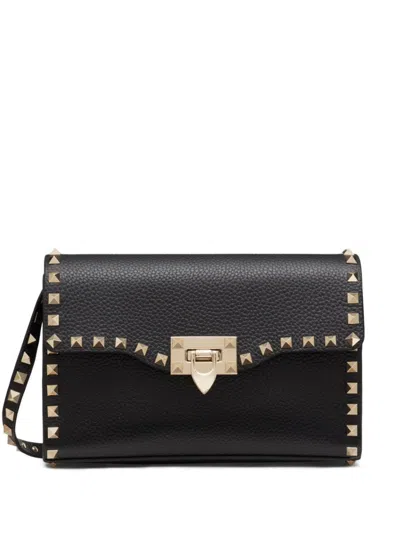 Valentino Garavani Studded Crossbody Handbag For Women In Black