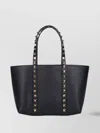 Valentino Studded Detailing Leather Tote Bag