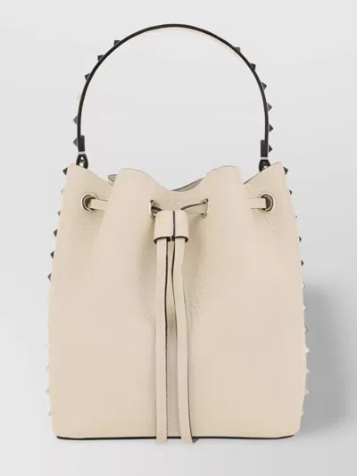 Valentino Garavani Studded Drawstring Shoulder Bag
