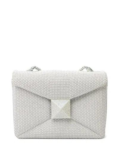 Valentino Garavani Studded-embellishment Shoulder Bag In White
