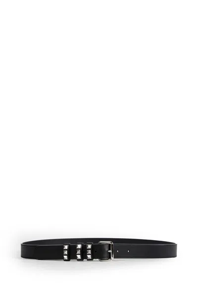 Valentino Garavani Studded Leather Belt In Black
