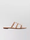 Valentino Garavani Women Rockstud Leather Flat Sandals