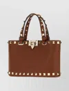 Valentino Gravani Rockstud Handbag In Brown