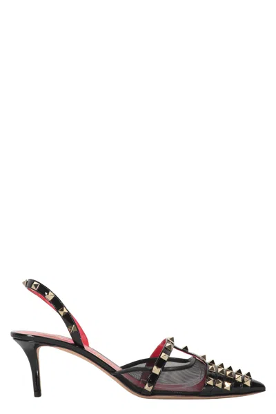 Valentino Garavani Rockstud Alcove 60mm Pumps In Black