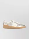 Valentino Garavani Upvillage Panelled Metallic Leather Sneakers In Neutrals