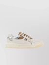 VALENTINO GARAVANI STUDDED LEATHER SNEAKERS WITH MOLDED SOLE