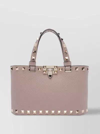 Valentino Garavani Studded Pebbled Cross-body Bag Chain