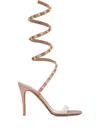 Valentino Elegant High-heeled Shoe With Spiral In Brown