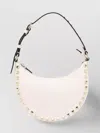 Valentino Garavani Studded Strap Shoulder Bag In Gray