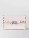 Valentino Studded Textured Shoulder Bag With Adjustable Strap