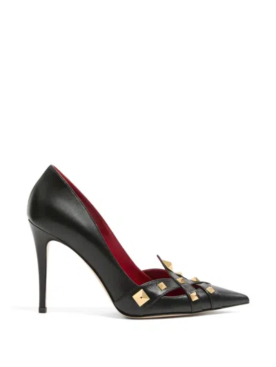 Valentino Garavani Studdy Kidskin Pumps 100mm Woman Black 41