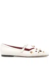 Valentino Studdy Rockstud Ballet Flats In Multi