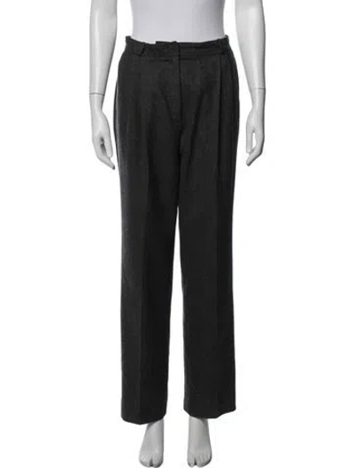 Pre-owned Valentino Studio Straight Leg Pants In Multi