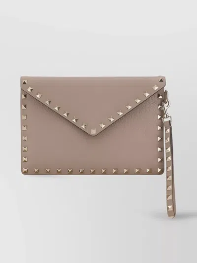 Valentino Garavani Studs Edge Envelope Clutch