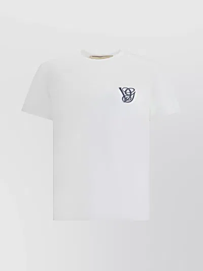 Valentino Stylish Crew Neck T-shirt In White