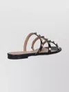 Valentino Stylish Sandals Featuring Studded Straps In Black