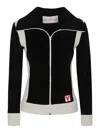 Valentino Velvet Track Jacket In Black