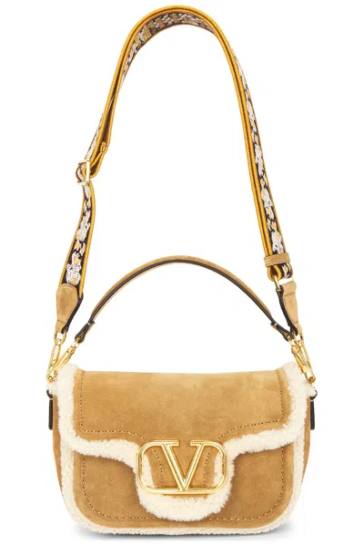 Valentino Garavani Suede Alltime Apres L'hiver Shoulder Bag