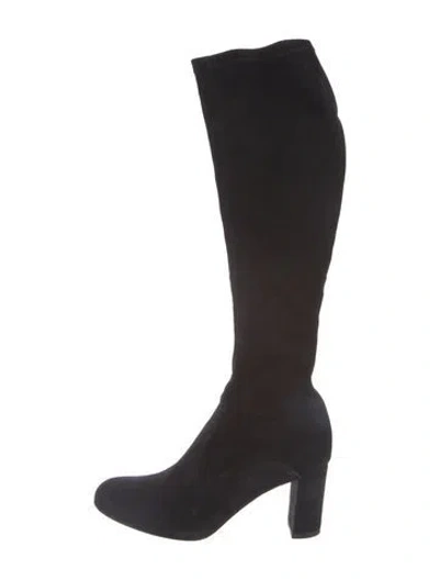 Pre-owned Valentino Garavani Suede Boots In Black