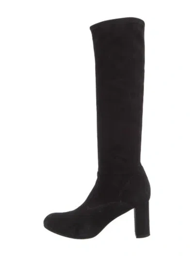 Pre-owned Valentino Garavani Suede Boots In Black