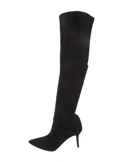 Pre-owned Valentino Garavani Suede Boots In Black
