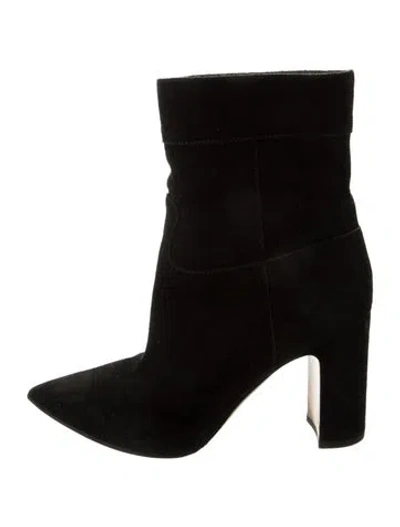 Pre-owned Valentino Garavani Suede Boots In Black