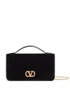 Valentino Suede Flap Shoulder Bag