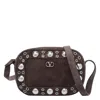 Valentino Suede Nellcote Crossbody Bag