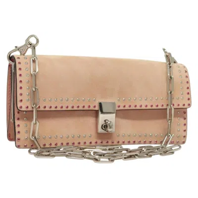 Pre-owned Valentino Garavani Suede Shoulder Bag () In Pink