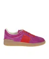 Valentino Suede Sneakers In Pink