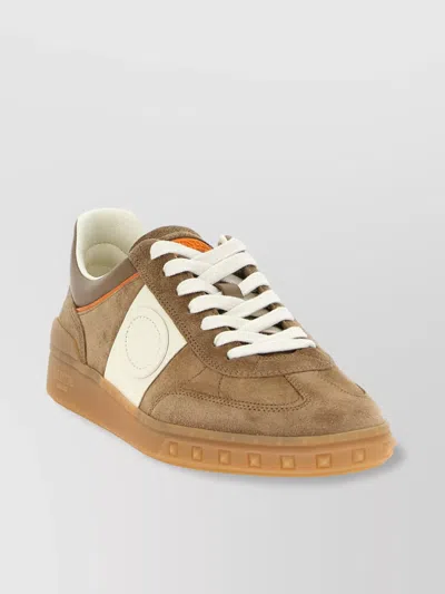 VALENTINO GARAVANI SUEDE VILLAGE SNEAKERS RUBBER SOLE