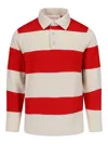 Valentino Striped Pole In Jersey In White