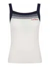Valentino Top In Lana Avorio Donna In White