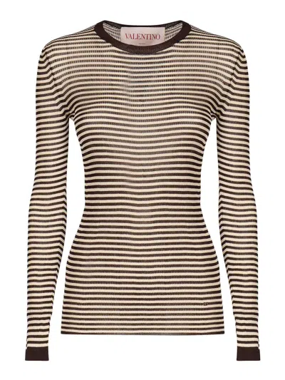VALENTINO STRIPED JERSEY