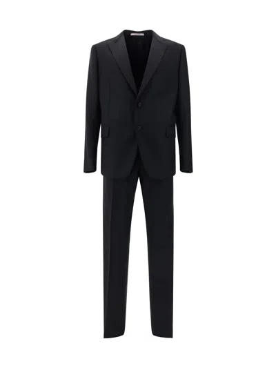 Valentino Suit In Nero