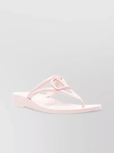 VALENTINO GARAVANI SUMMER VLOGO SIGNATURE THONG SANDALS