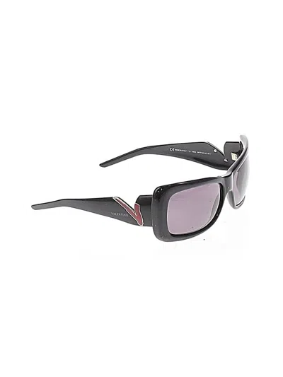 Pre-owned Valentino Sunglasses In Black