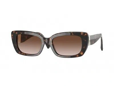 Pre-owned Valentino Sunglasses Va4096 500213 Havana Brown Woman