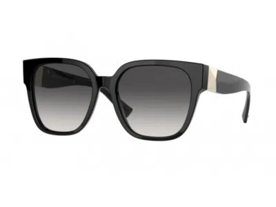 Pre-owned Valentino Garavani Valentino Sunglasses Va4111 50018g Black Grey Woman In Gray