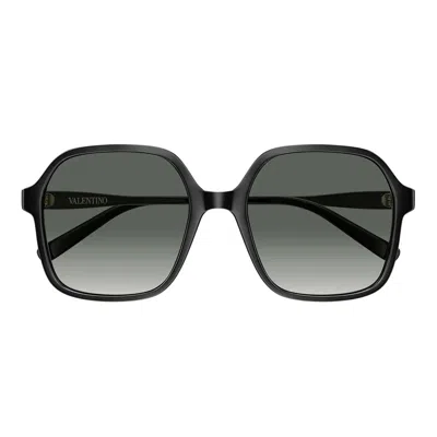 Valentino Sunglasses Vg0018 S 001 Black/grey Women