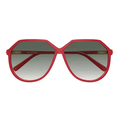 Valentino Sunglasses Vg0026 S 003 Red/grey Women