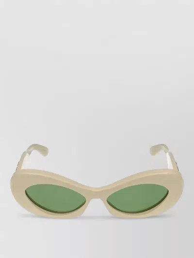 Valentino Sunglasses Vls 178b 57 Oval Frame In Neutral